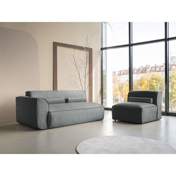 Zielony szezlong modułowy (lewostronny) Flex Felix – Miuform-image-4