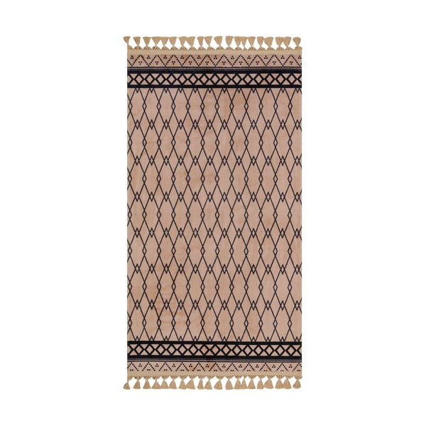 Brązowy dywan odpowiedni do prania 120x80 cm − Vitaus