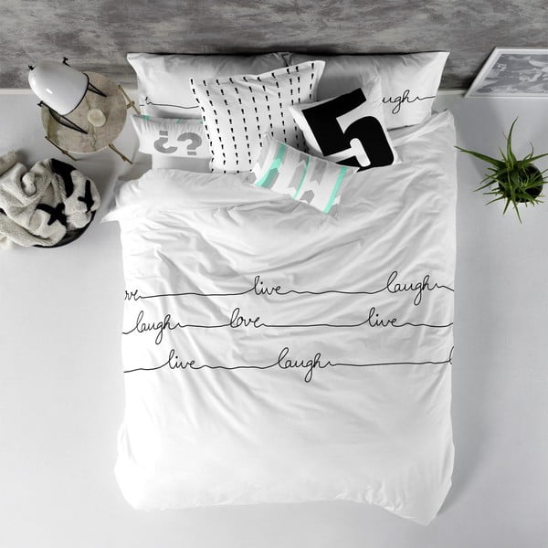 Bawełniana poszwa na kołdrę Blanc Live, 140x200 cm-image-2