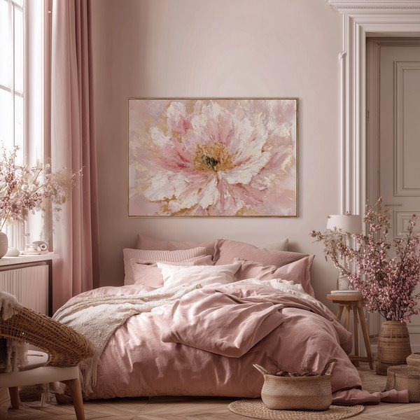 Obraz drukowany z ramą w zestawie/na płótnie 100x70 cm Floral Whispers – Styler-image-3