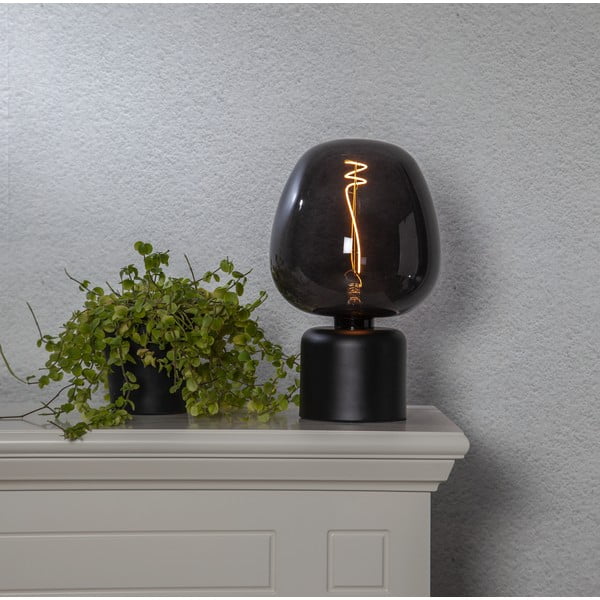 Czarna podstawa lampy 10 cm Glans – Star Trading-image-2