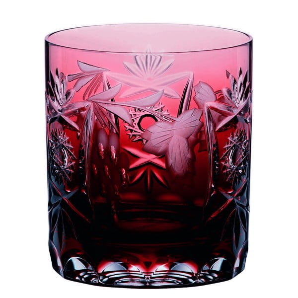 Czerwona szklanka do whisky ze szkła kryształowego Nachtmann Traube Whisky Tumbler Copper Ruby, 250 ml