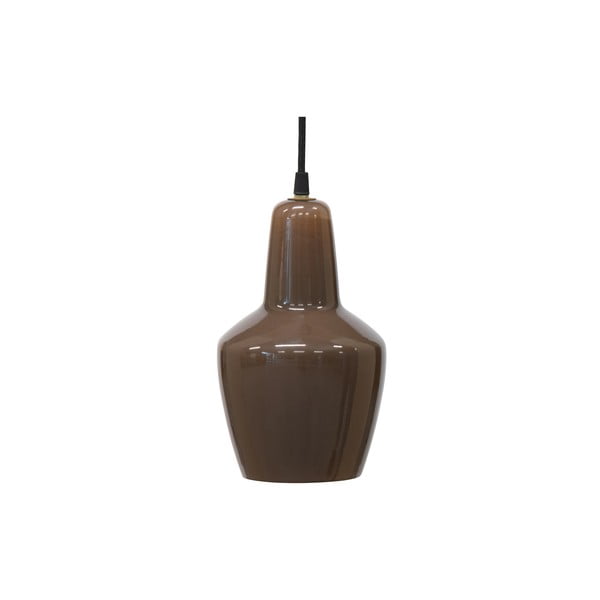 Brązowa szklana lampa sufitowa BePureHome Coffee, ø 22 cm