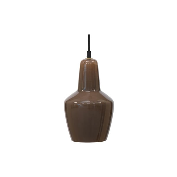 Brązowa szklana lampa sufitowa BePureHome Coffee, ø 22 cm