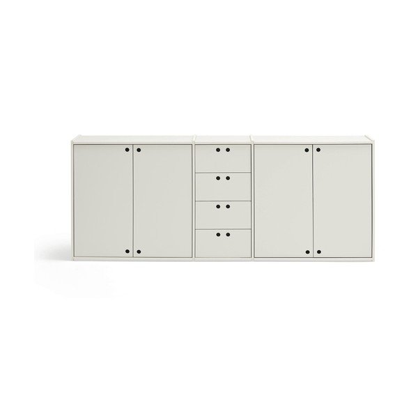 Kremowa komoda 197x80x40 cm Wally – Teulat