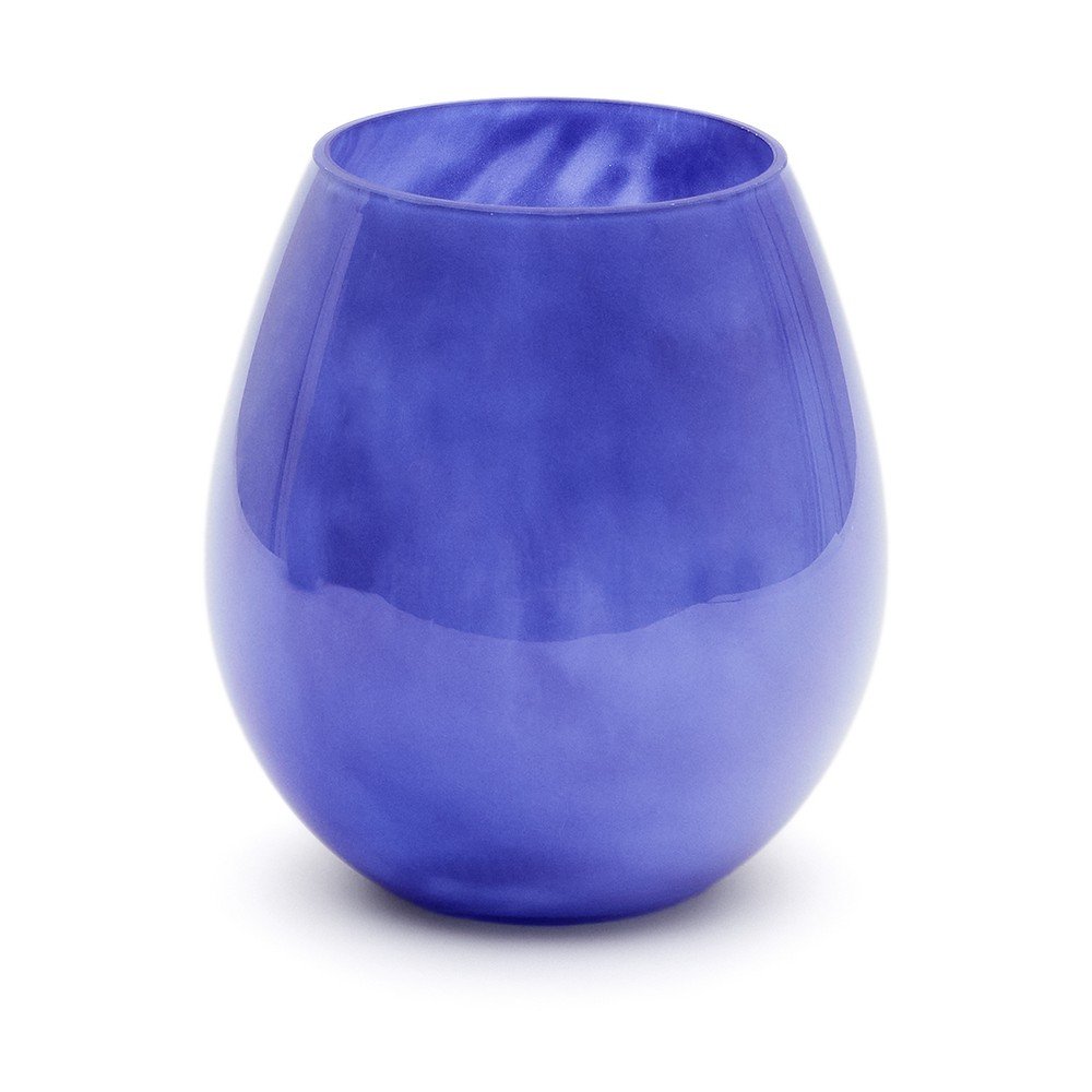 Niebieski szklany wazon (wysokość 21 cm) Kelse – Kave Home