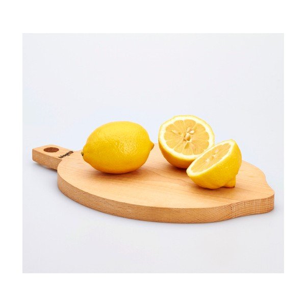 Deska do krojenia z drewna bukowego Bisetti Lemon, 21x34 cm-image-1