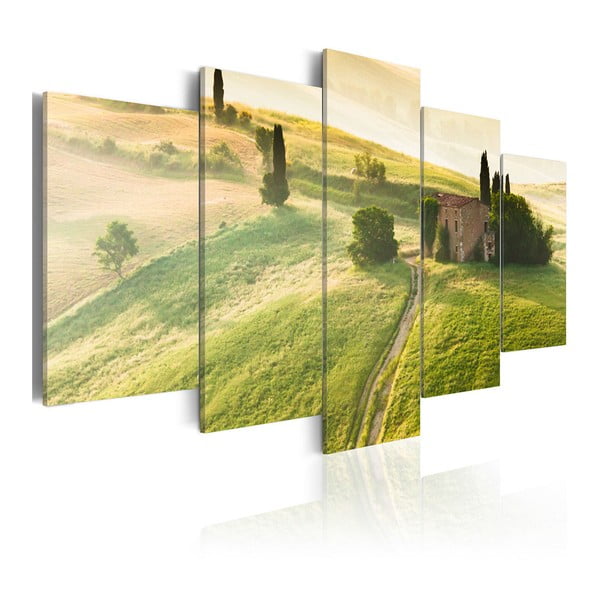 Obraz na płótnie Artgeist Green Tuscany, 200x100 cm