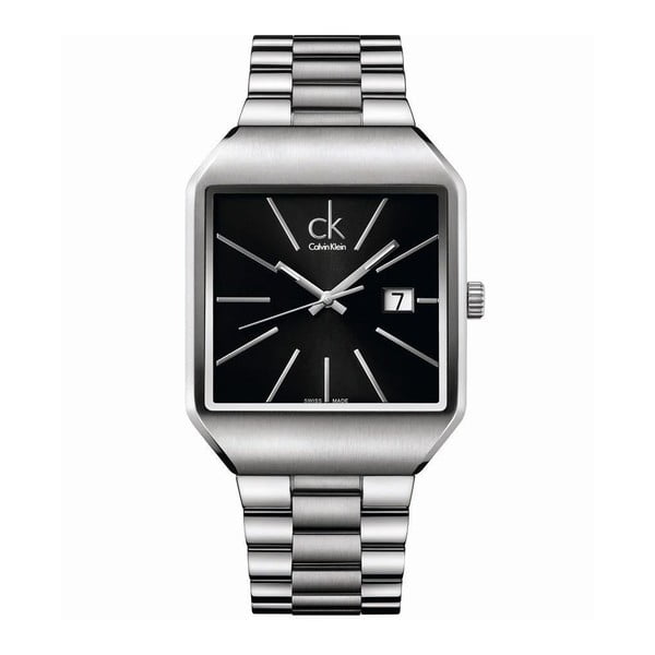 Srebrny zegarek damski Calvin Klein K3L33161
