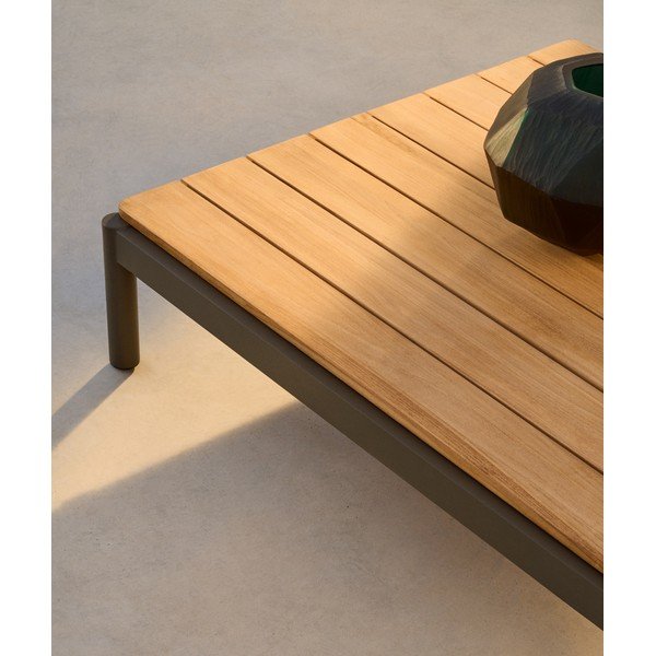 Stolik ogrodowy z litego drewna tekowego 89x91 cm Sorells – Kave Home-image-2