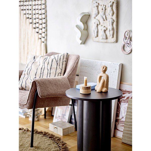 Okrągły stolik w dekorze dębu ø 45 cm Aio – Bloomingville-image-1