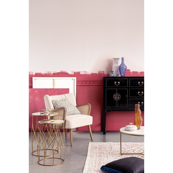 Beżowy aksamitny fotel Virna – Bizzotto-image-1