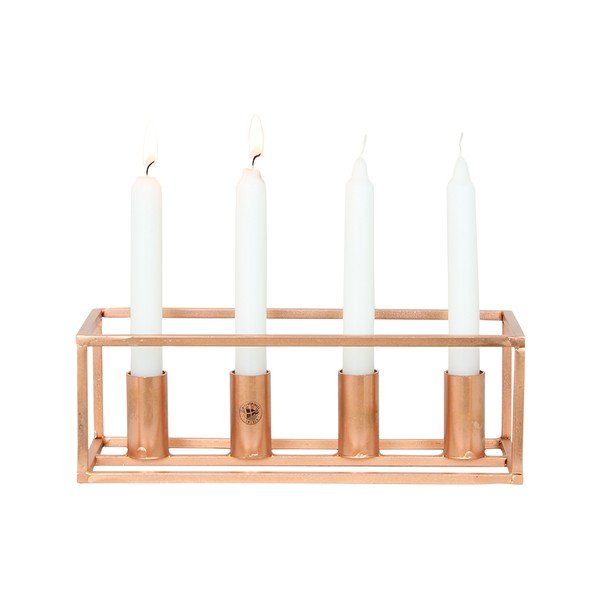 Świecznika adwentowy Copper