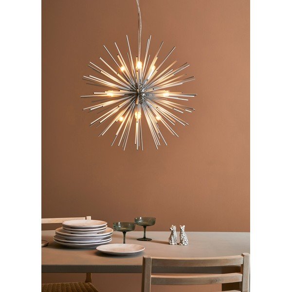 Lampa wisząca w kolorze srebra Markslöjd Soleil-image-1