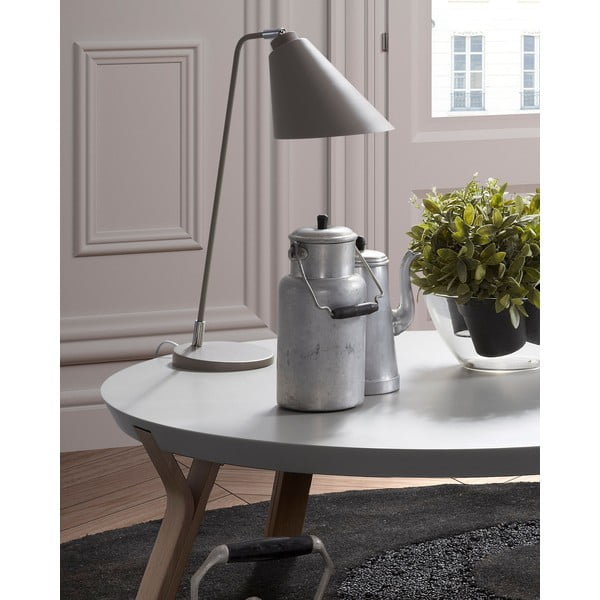Szara lampa stołowa Kave Home Priti-image-1