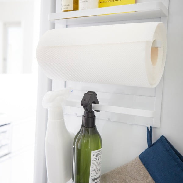 Biała półka magnetyczna YAMAZAKI Tower Magnetic Side Rack-image-2