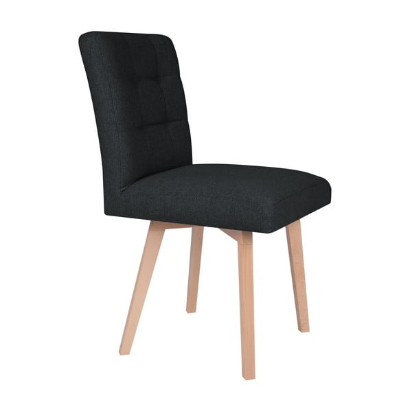 Czarne krzesło Mazzini Sofas Tulip-image-1