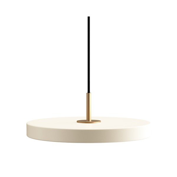 Biała lampa wisząca LED z metalowym kloszem ø 31 cm Asteria Mini – UMAGE
