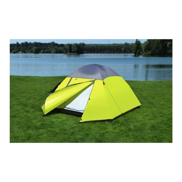Żółty namiot z tropikiem dla 3 osób Cattara Trent-image-3