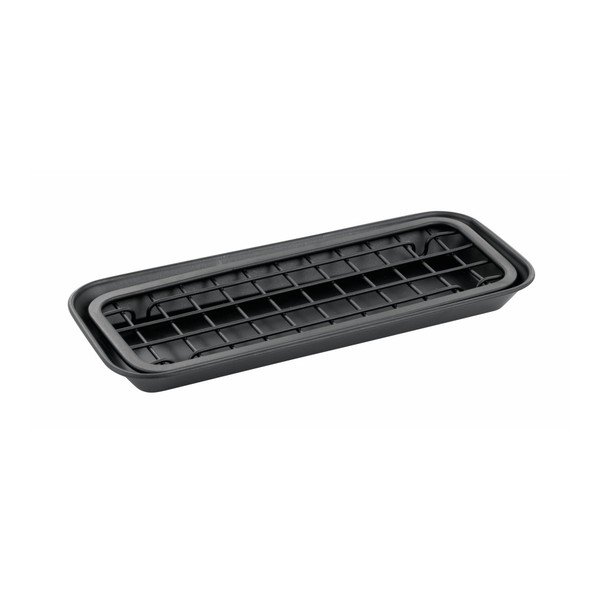 Czarna miska na gąbkę InterDesign Gia-image-1