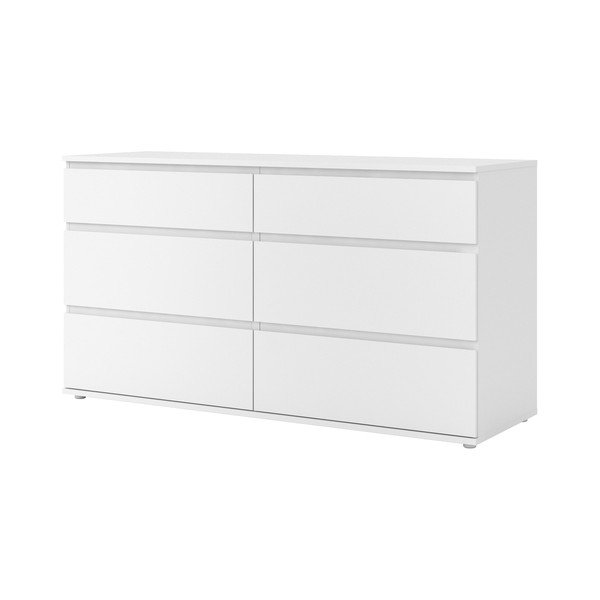 Biała niska komoda 153x84 cm Nova – Tvilum-image-3
