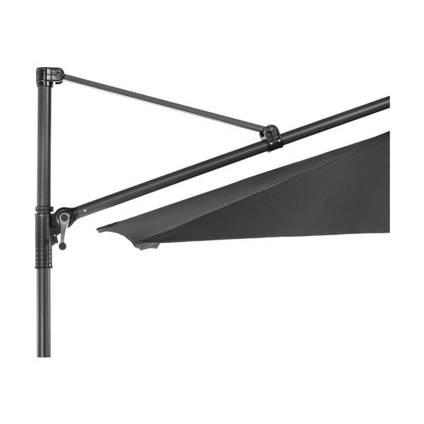 Ciemnoszary parasol ogrodowy ø 300 cm Roja – Rojaplast-image-2