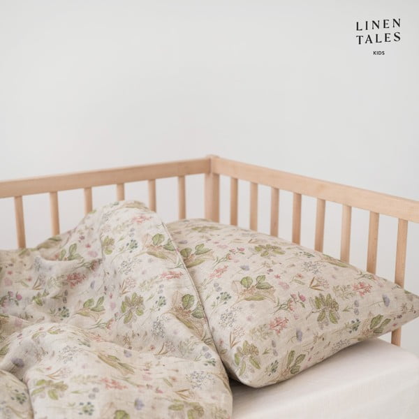 Lniana pościel dziecięca jednoosobowa 140x200 cm – Linen Tales-image-4