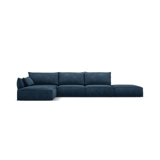 Ciemnoniebieski narożnik (lewostronny) Vanda – Mazzini Sofas