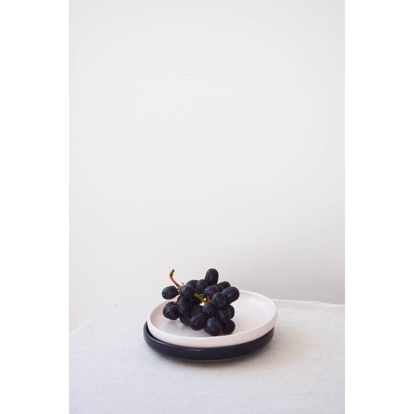 Czarny kamionkowy talerz deserowy ÅOOMI Luna, ø 17 cm-image-4