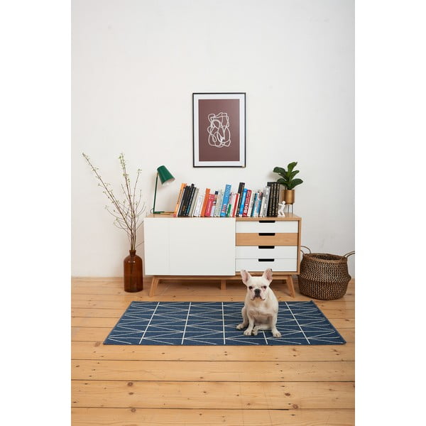 Niebieski dywan odpowiedni na zewnątrz Universal Nicol Blue Casseto, 160x230 cm-image-1