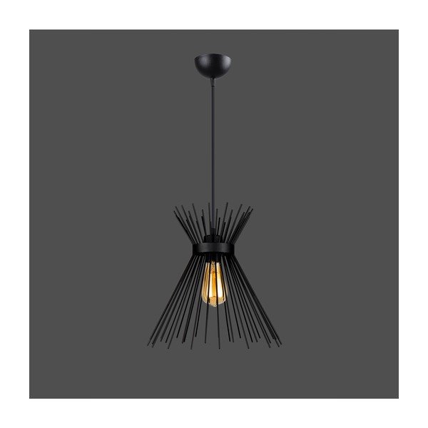 Czarna metalowa lampa wisząca Izmir – Squid Lighting-image-1
