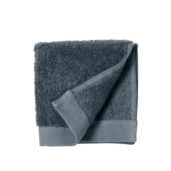Niebieski ręcznik z bawełny frotte Södahl China, 30x30 cm