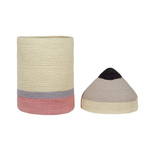 Tekstylny dziecięcy kosz na zabawki ø 25x45 cm Pencil Large – Lorena Canals-image-2