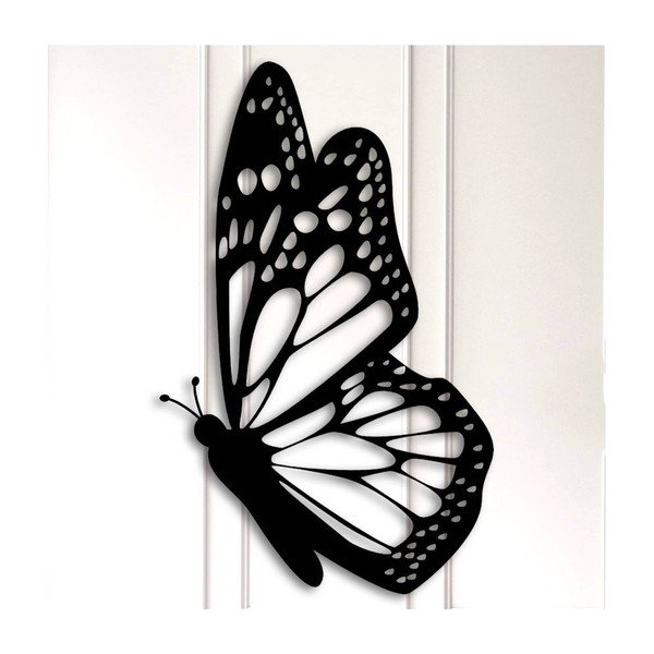 Czarna dekoracja ścienna Butterfly