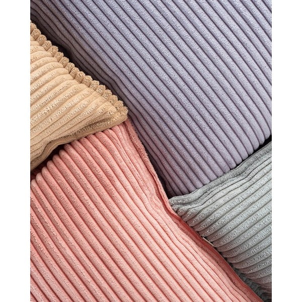 Niebieska sztruksowa poduszka na sofę dziecięcą Block – Wigiwama-image-4