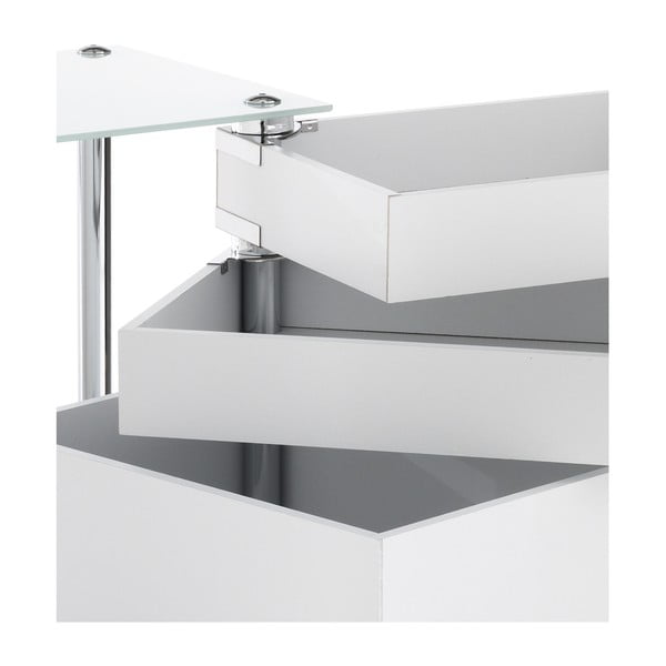 Biała szafka na kółkach z 5 szufladami Tomasucci Bobo-image-2