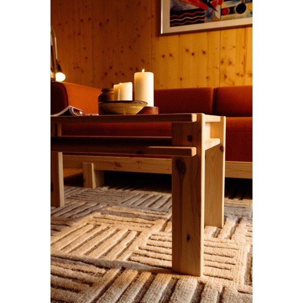 Stolik z litego drewna sosnowego w jasnym naturalnym kolorze 50x80 cm Tuck – Karup-image-1