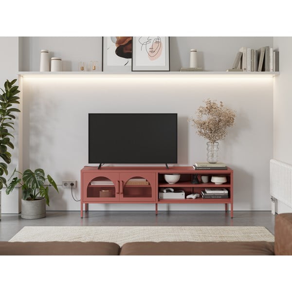 Ceglasta szafka pod TV 160x50 cm Diora – Marckeric-image-1