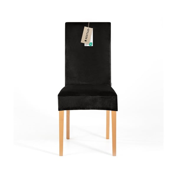 Czarny elastyczny pokrowiec na krzesło 48 cm Sento – Restilo