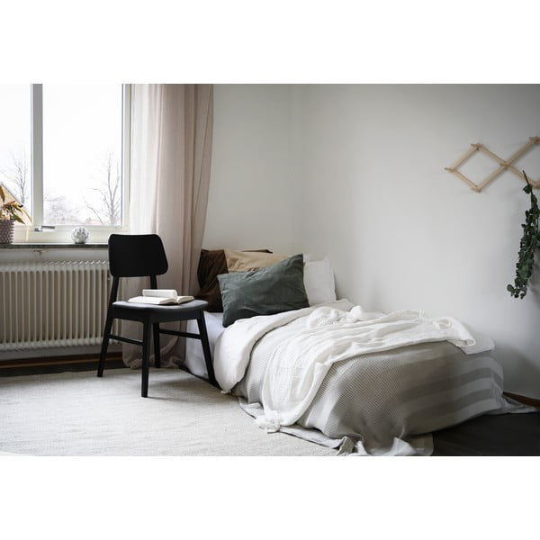 Czarne krzesło z ciemnoszarym siedziskiem Rowico Nagano-image-3