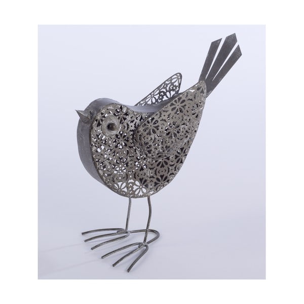 Metalowy ptaszek dekoracyjny Bird, 23 cm