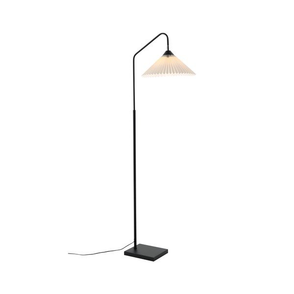 Czarna/kremowa tekstylna lampa stojąca z elastyczną konstrukcją (wysokość 155 cm) Kate – Ellos Home-image-3