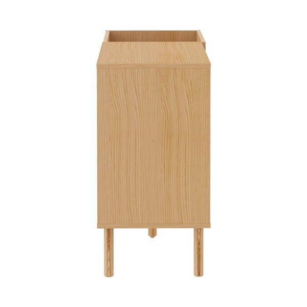 Niska komoda w dekorze dębu na płyty gramofonowe 100x80 cm Viny – TemaHome-image-4