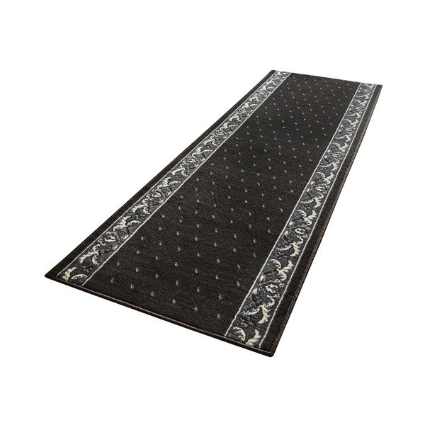 Czarny chodnik z białymi elementami Hanse Home Ornament, 80x350 cm-image-3