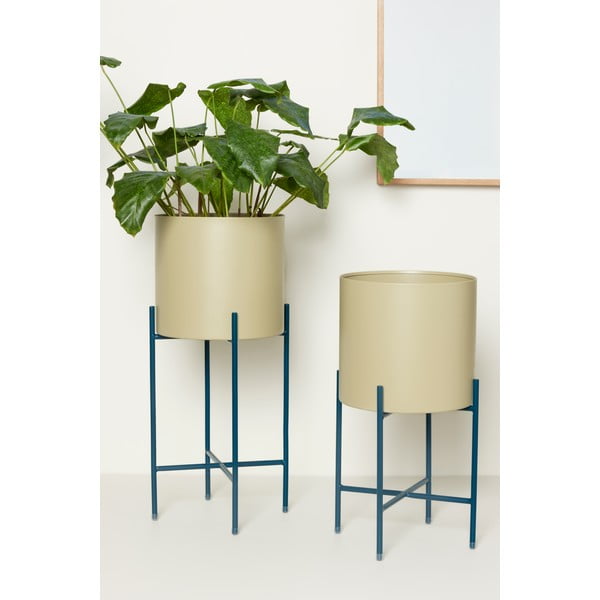 Metalowe osłonki na doniczki zestaw 2 szt. ø 25 cm Airy – Hübsch-image-1