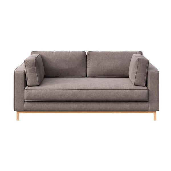 Jasnobrązowa aksamitna sofa 192 cm Celerio – Ame Yens