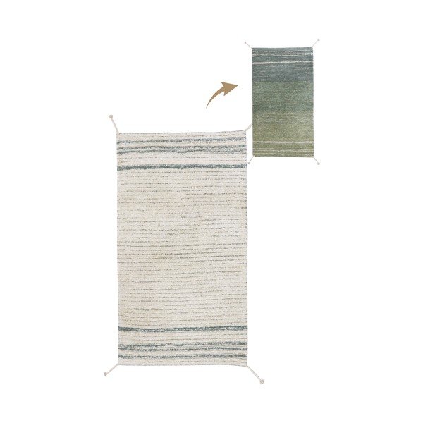 Zielono-niebieski bawełniany dywan 80x140 cm Twin Vintage – Lorena Canals-image-1