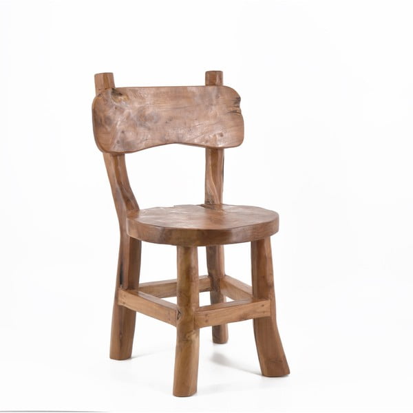 Krzesło dziecięce z drewna tekowego Moycor Natural