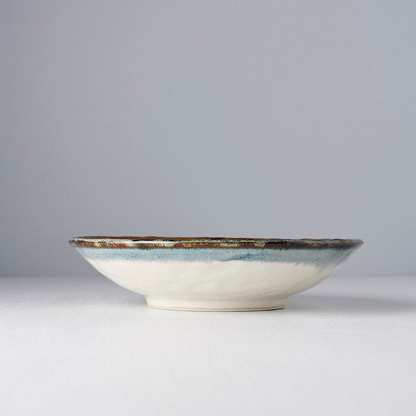 Biały głęboki talerz ceramiczny MIJ Aurora, ø 24 cm-image-2