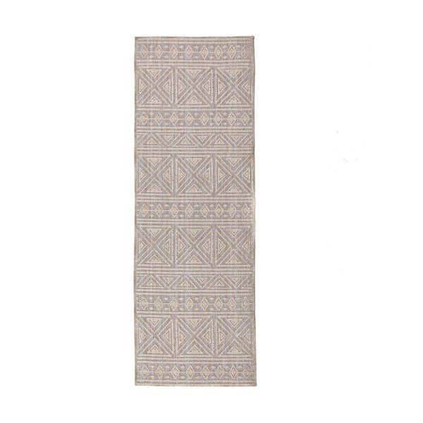 Szaro-beżowy chodnik odpowiedni do prania 58x230 cm Lucia – Flair Rugs